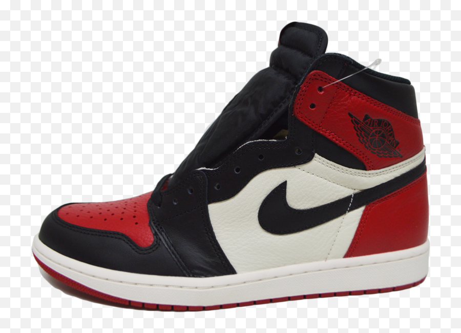 Air Jordan Png - Jordan 1 Bred Toe Gs Emoji,Emoji Shoes Jordans