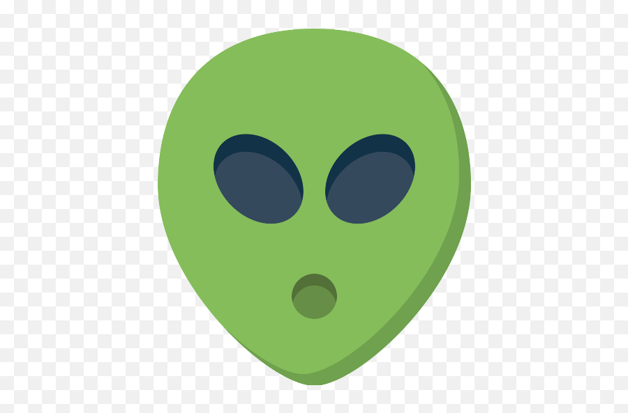 Romantic Emoji Vector Svg Icon - Dot,Alien Emoji Outline