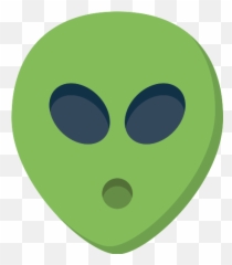 Romantic Emoji Vector Svg Icon - Dot,Alien Emoji Outline