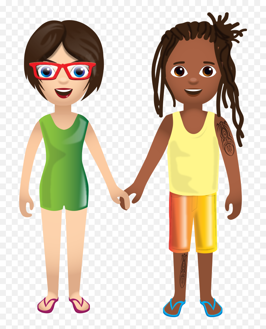 Interracial Emoji Love Wins After - Holding Hands,Wheelchair Emoji