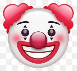 Clown Emoji Happy - Clown Emoji,Grin Emoji