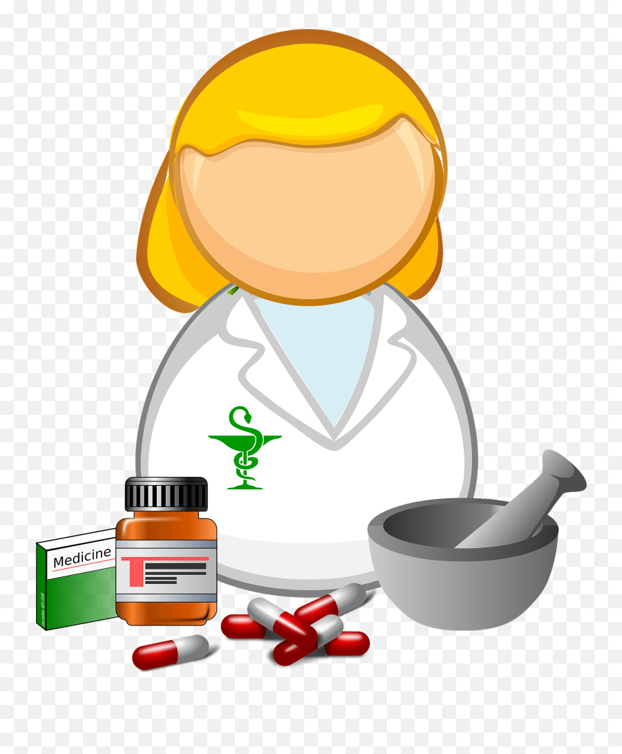 Apothecary Pharmacist Clipart - Pharmacist Png Emoji,Pharmacist Emoji