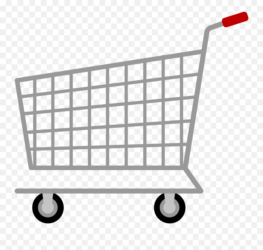 Shopping Cart Silver Clip Art - Cartoon Transparent Shopping Cart Emoji,Grocery Cart Emoji