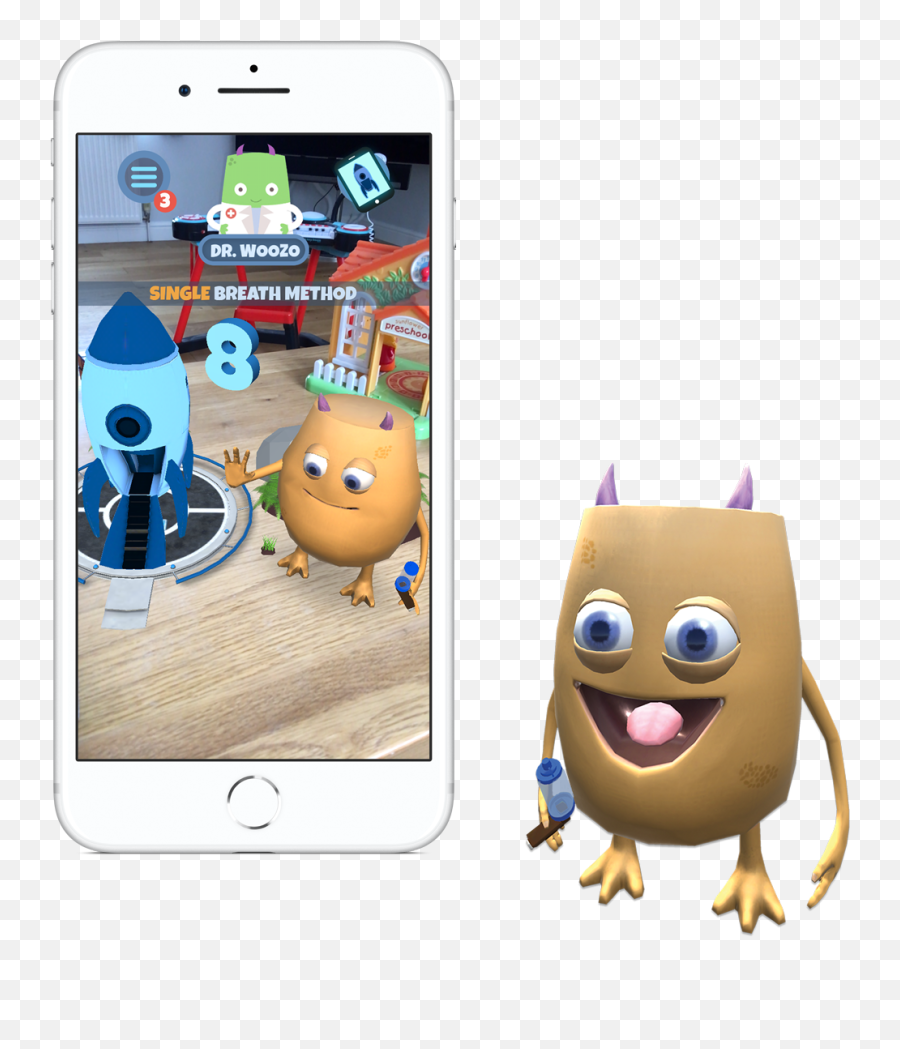 Myspira Augmented Reality Asthma Training App - Happy Emoji,Get Well Soon Emoticon For Iphone