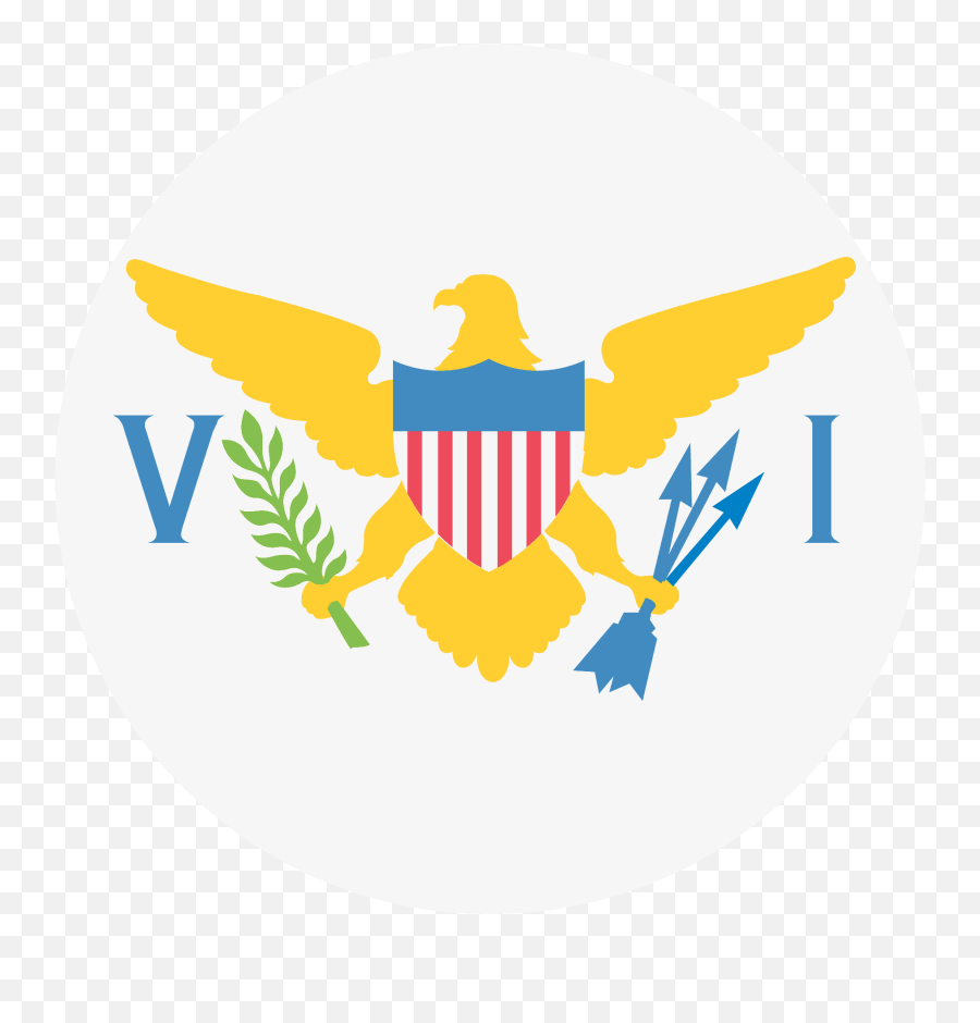 Flag Of Us Virgin Islands Id 2491 Emojicouk - Vector Virgin Islands Flag,American Flag Emoji Png