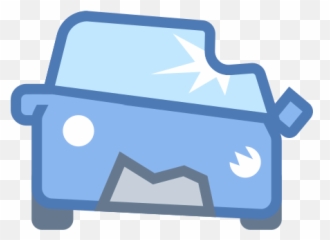 Crashed Car Icon - Damaged Car Icon Emoji,Car Crash Emoji