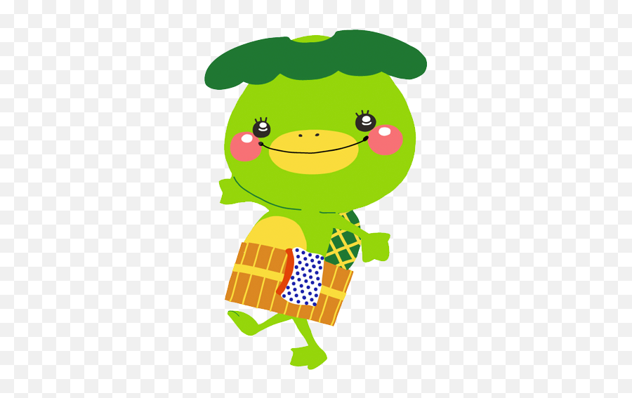 Jozankei Onsen Mascot Kappon Jozankei Hot Springs Emoji,Hidamari Emoticon