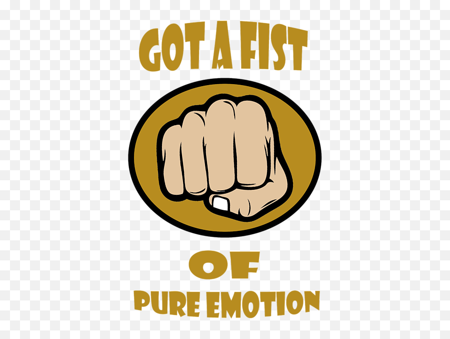Fist Of Pure Emotion Greeting Card - Punch Emoji,Shower Of Emotion