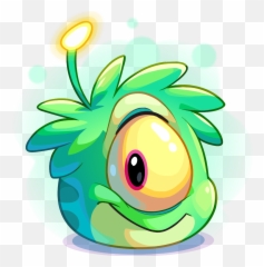 Club Penguin Alien Puffle - Club Penguin Best Puffles Emoji,Club Penguin Halloween Party 2015 Emoticon