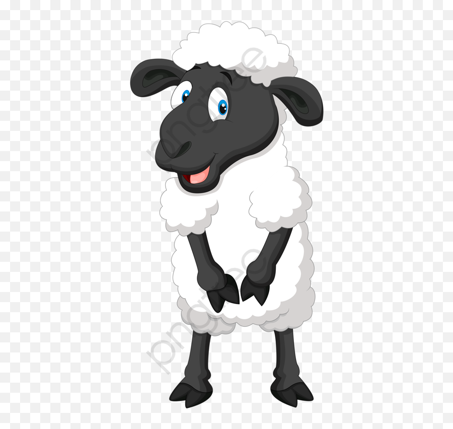 Sheep Png - Cartoon Sheep Vector Png Emoji,Black Sheep Emoji