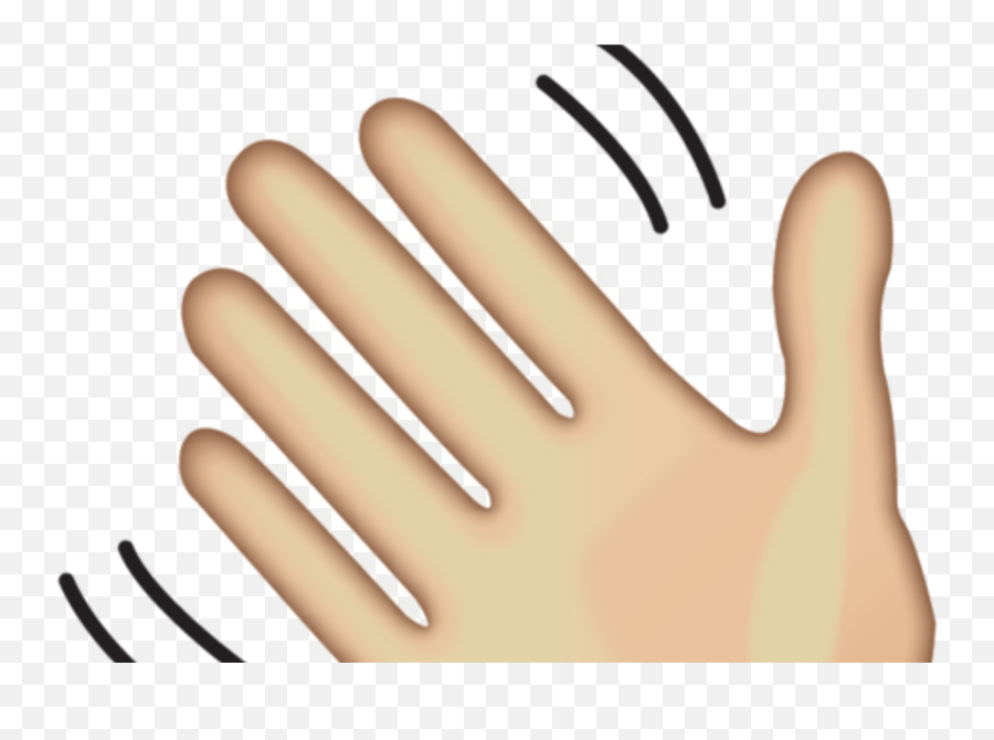 Download High Five Emoji Png Png Image - Wave Emoji Transparent Background,High Five Emoji