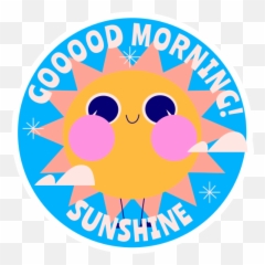 Good Morning Stickers - Dot Emoji,Good Morning Emoticon Facebook