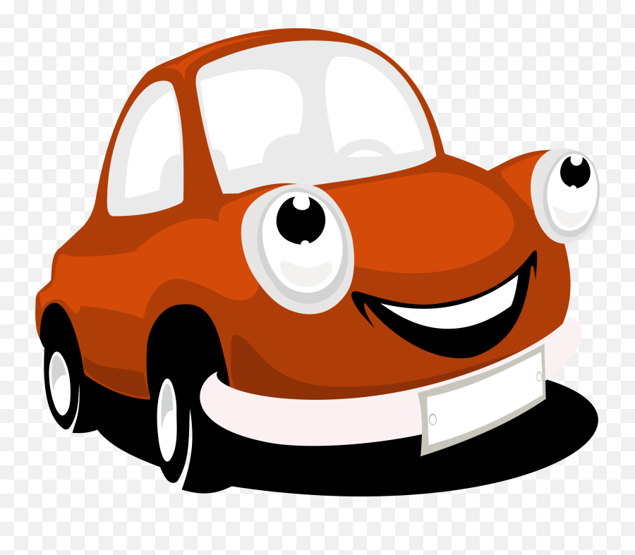 Emoji Driving A Car - Clip Art Library Cartoon Car Clipart Png,Blue Car Emoji