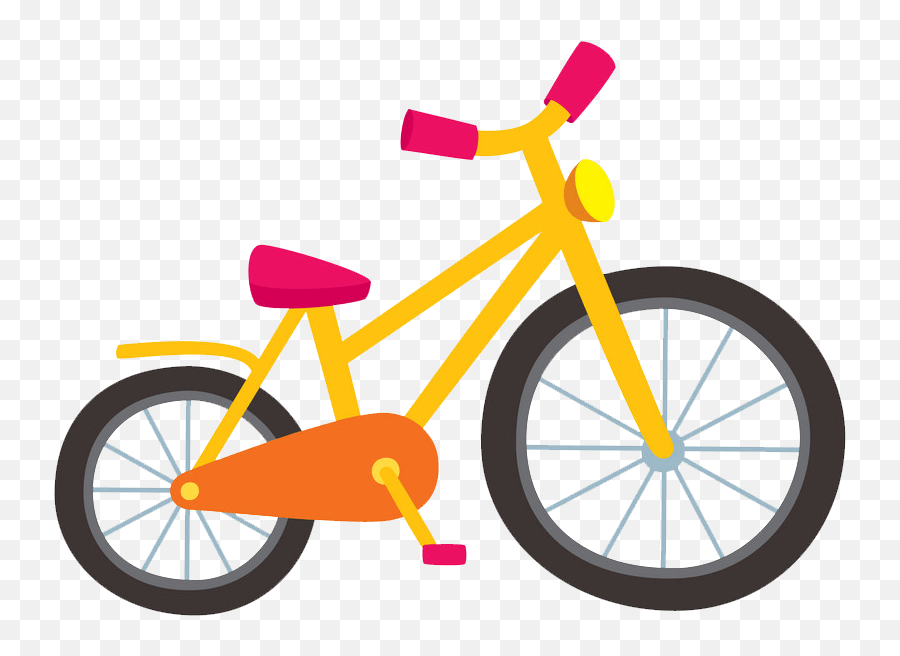 Yellow Bike Clipart Transparent - Clipart World Dk Rage Bmx Bike Emoji,Bicicle Emoji Transparent