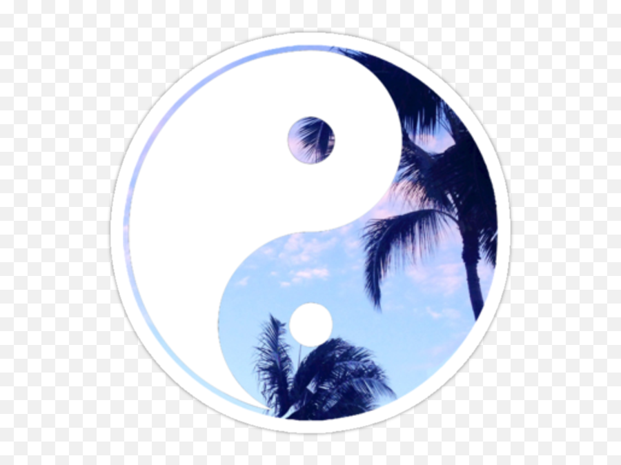 Different Laptop Stickers Makeupbymandy24 Laptop Macbook - Aesthetic Yin Yang Sticker Emoji,Colorful Palm Trees With Emojis