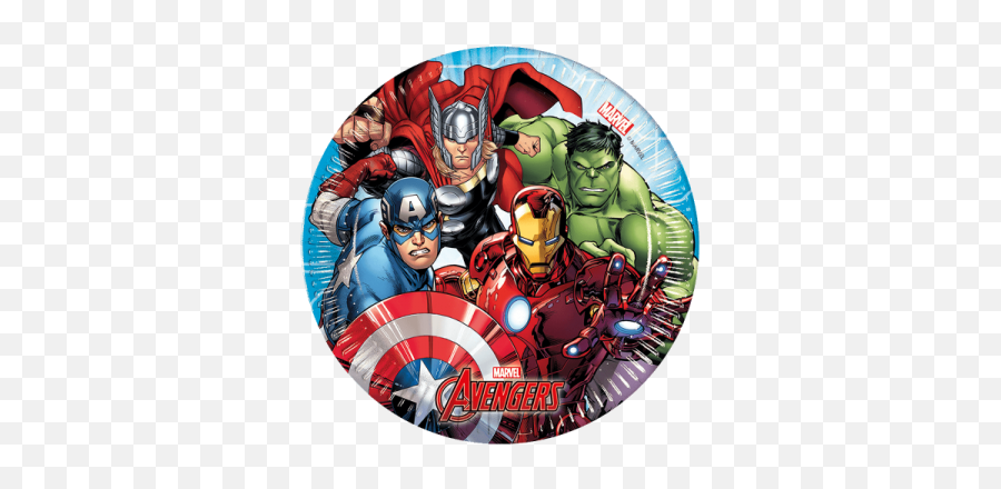 Marvel - Avengers Party Plates Emoji,Captain America Emotion Cards