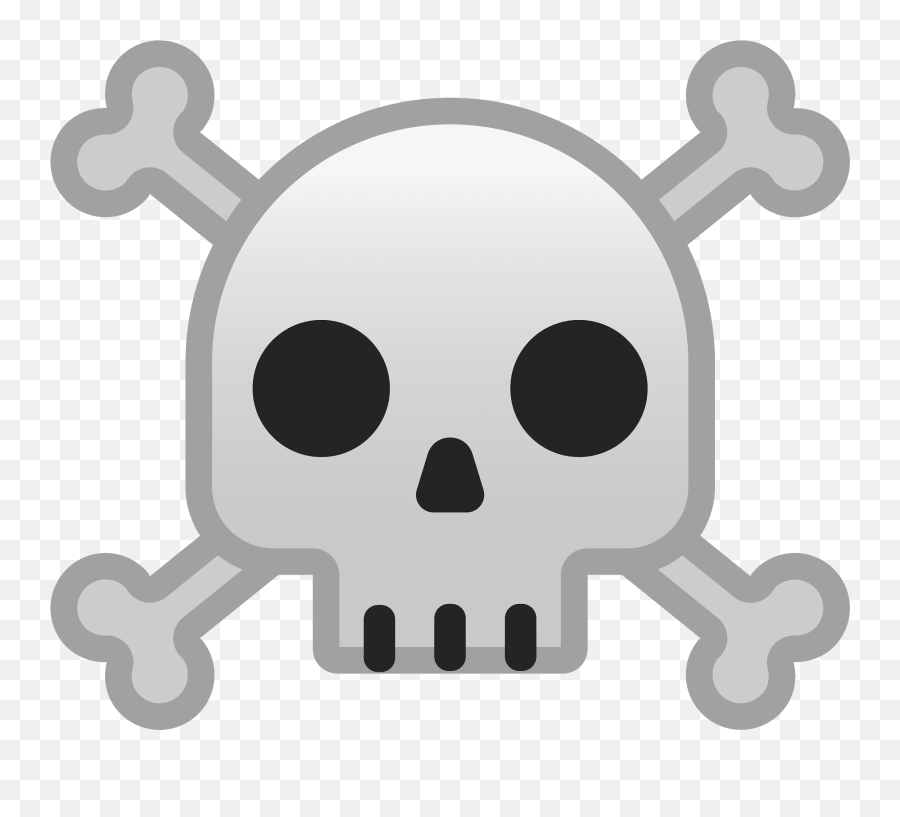 Skull And Crossbones Emoji Clipart - Bridge,Google Pixel Xl 2 Emojis