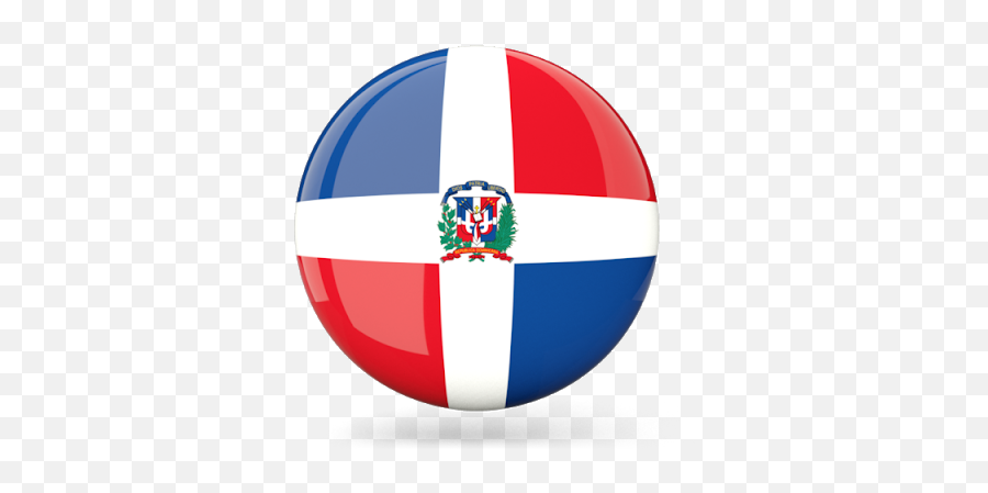 Dominican Republic Flag Circle Clipart - Dominican Republic Flag Png Emoji,Congo Flag Emoji