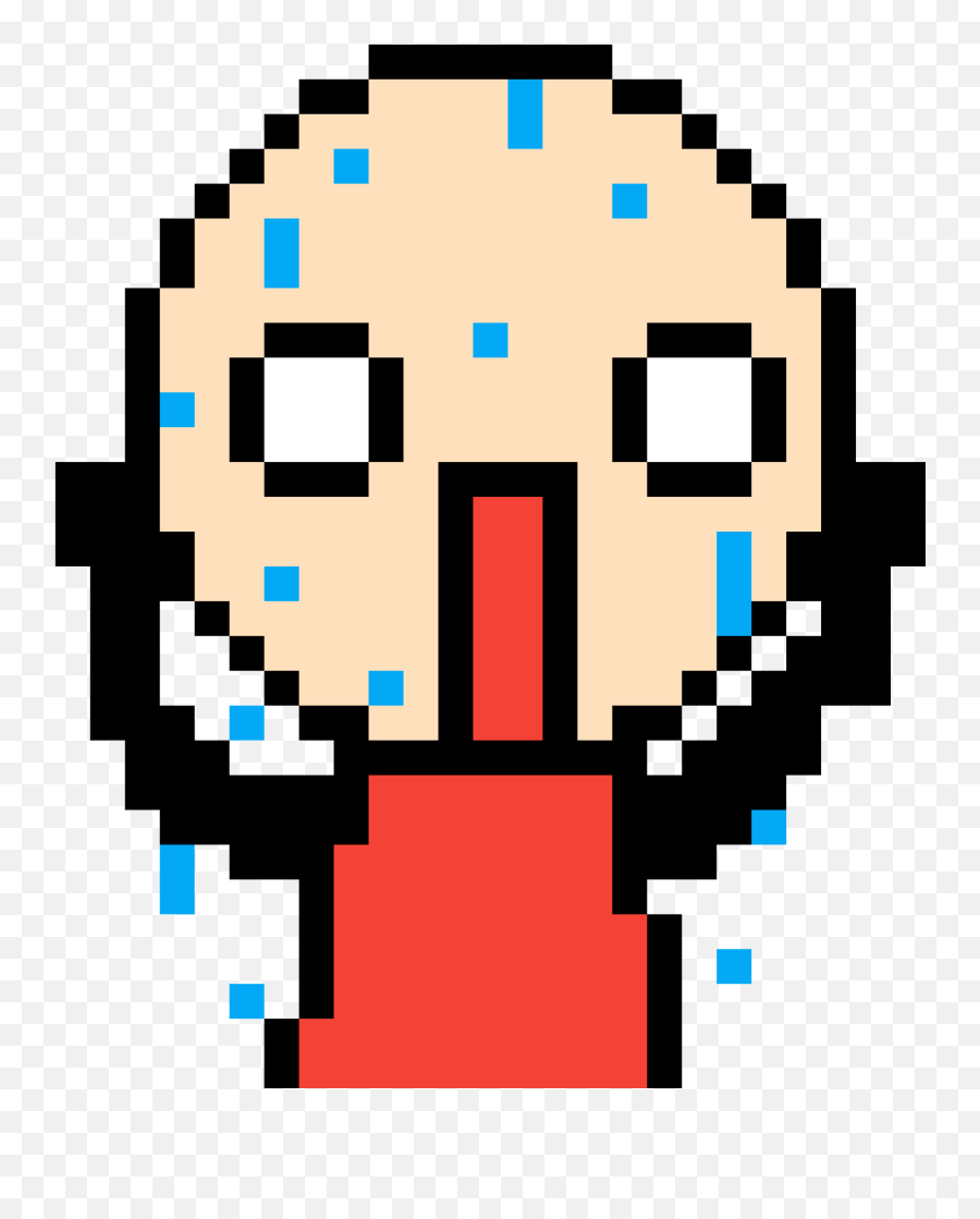 Pixilart - Worried Emoji By Swirlywirly Cute Ghost Pixel Art,Worried Emoji Png