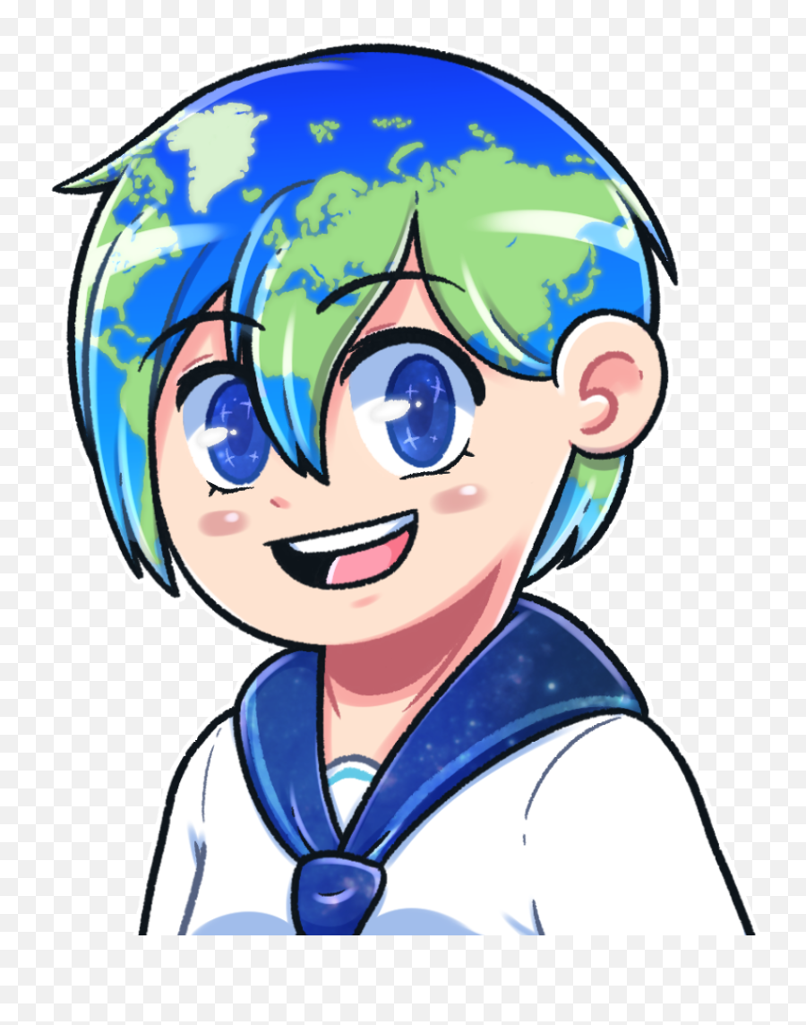 Earth - Chan Earthchan Know Your Meme Earth Chan Boy Version Emoji,Animr Boy Emotions