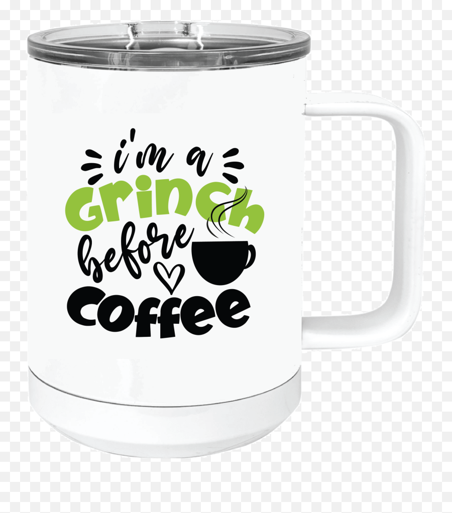 Grinch Before Coffee Christmas Mug - Serveware Emoji,Grinch Emoji