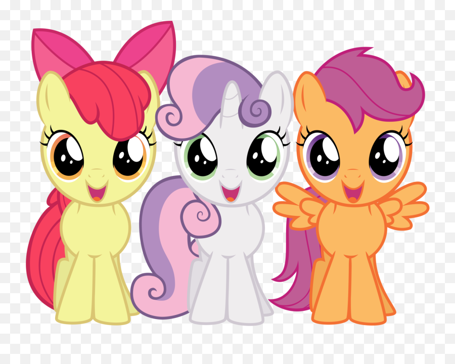 Cutie Mark Crusaders Handled - My Little Pony Cutie Mark Crusaders Drawing Emoji,A Flurry Of Emotions Mlp Episode