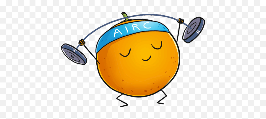 Arancedellasalute Fondazione Airc Sticker - Happy Emoji,Emoticon Salute Images