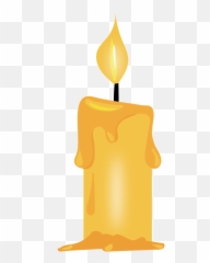 Light Candle Wax Drops Free Vector - Candle With Light Clipart Emoji,Sun Light Bulb Emoji