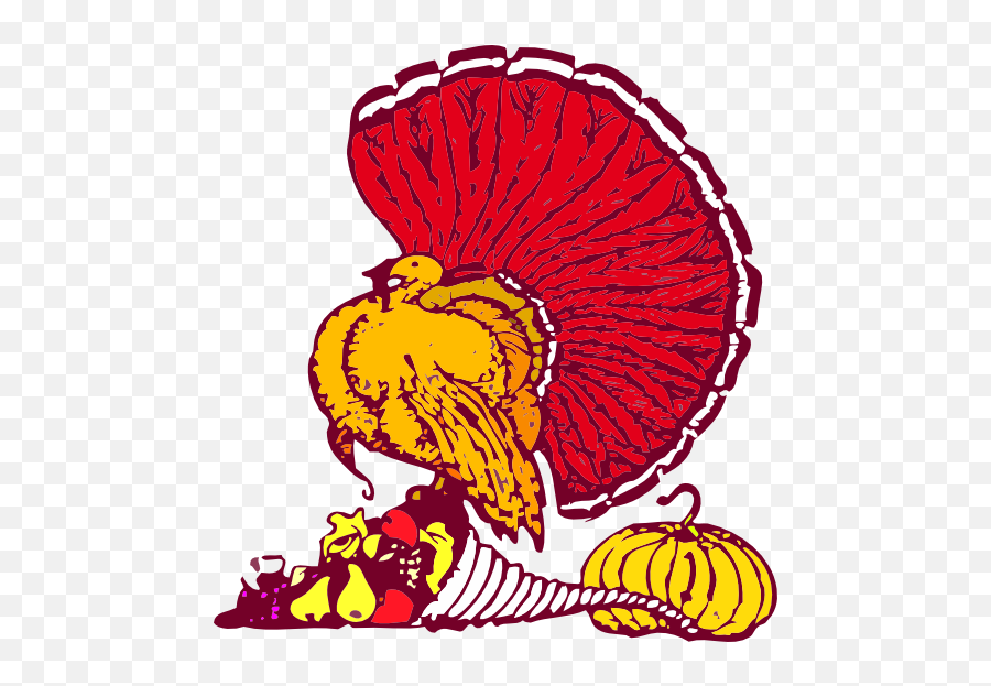 Thanksgiving Turkey And Harvest Clipart I2clipart - Turkey Meat Emoji,Turkey Emoticons