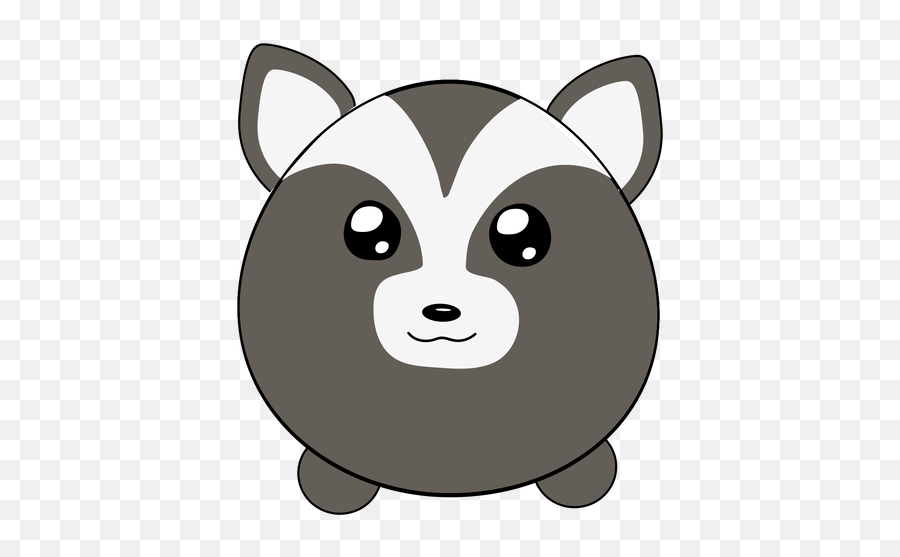 Raccoon Cute Puffy Muzzle Flat Transparent Png U0026 Svg Vector Emoji,Annoyed Emoticon With Puffed Cheeks