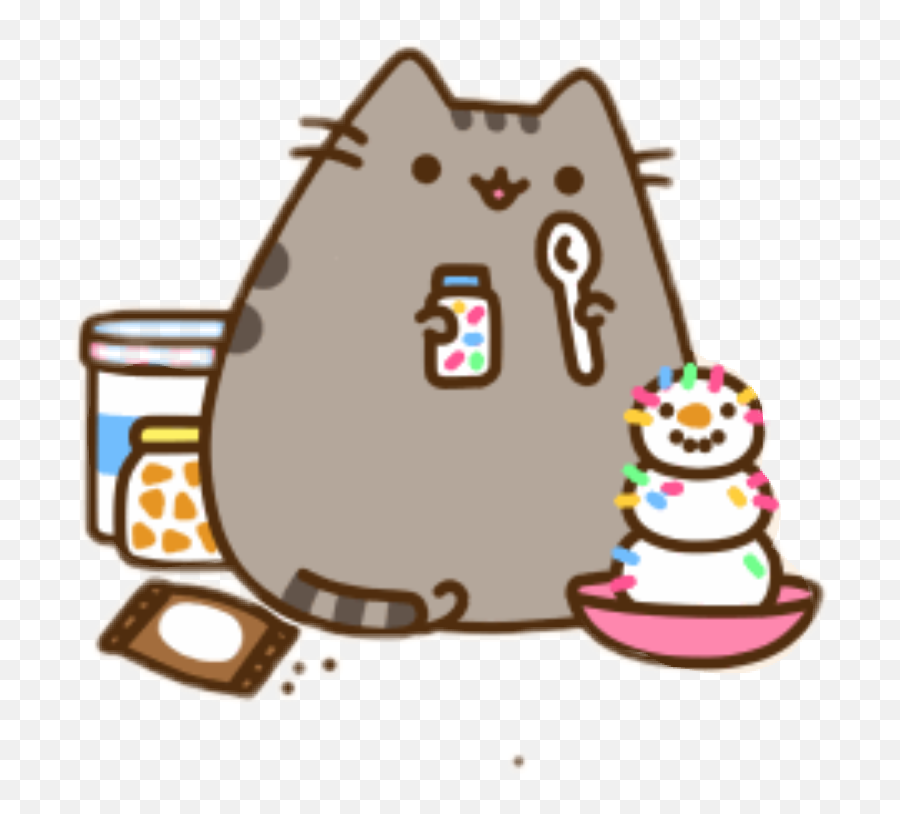 Download Food Pusheen Sock Cat Mug In Line Hq Png Image Emoji,Pusheen Emojis For Iphone