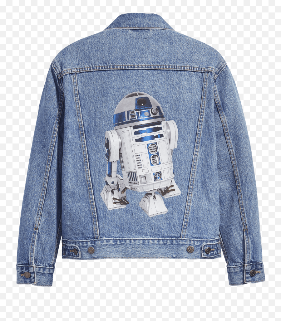 The Leviu0027s X Star Wars Collection Has Amazing Denim Jackets Emoji,R2d2 Text Emoticon