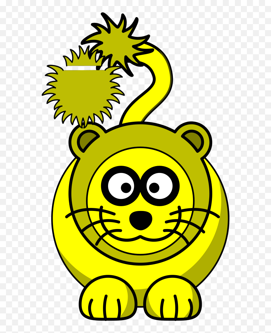 Yellow Lion Png Svg Clip Art For Web - Download Clip Art Emoji,Randy Orton Pose Emoticon