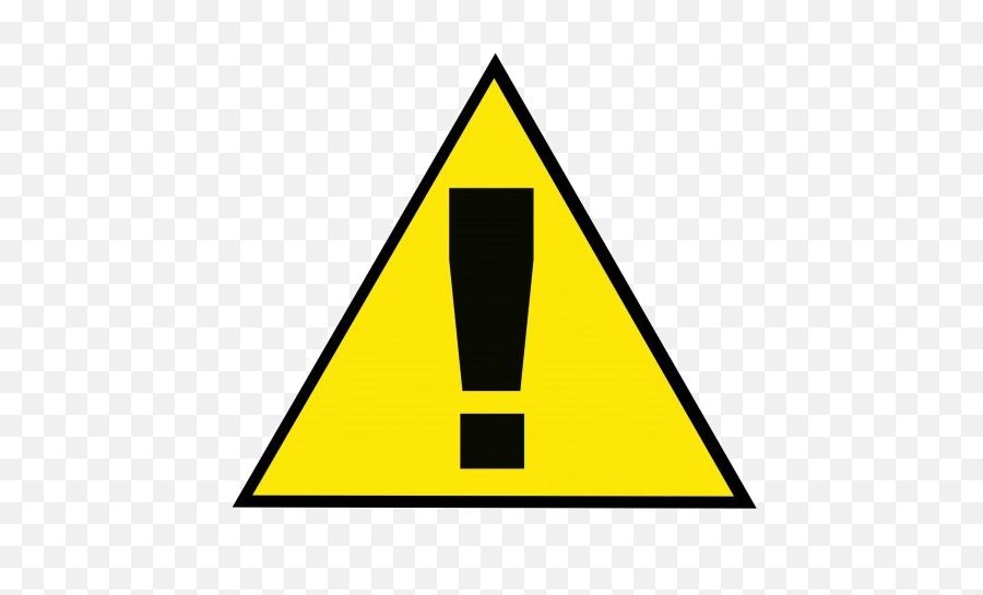 Danger Sign - Danger Sign Without Background Emoji,Dangerous Emoji