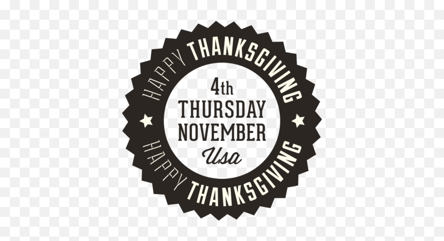 Usa Happy Thanksgiving Logo Black And White Clipart Free Svg - Dot Emoji,Happy Thanksgiving Emoji Text