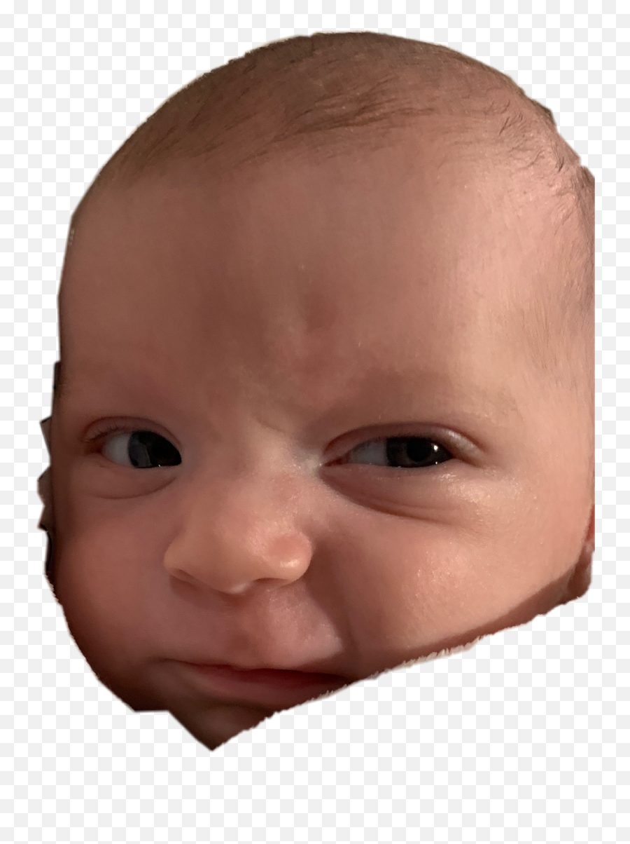To - Baby Looking Curiously At Things Emoji,Stank Face Emoticon