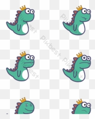 Little Dinosaur Emoji Pack - Dot,Dinosaur Emoji