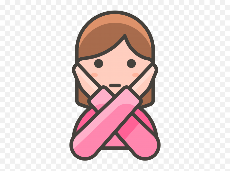 Woman Gesturing No Emoji - No Woman Icon Png,Wheelchair Emoji