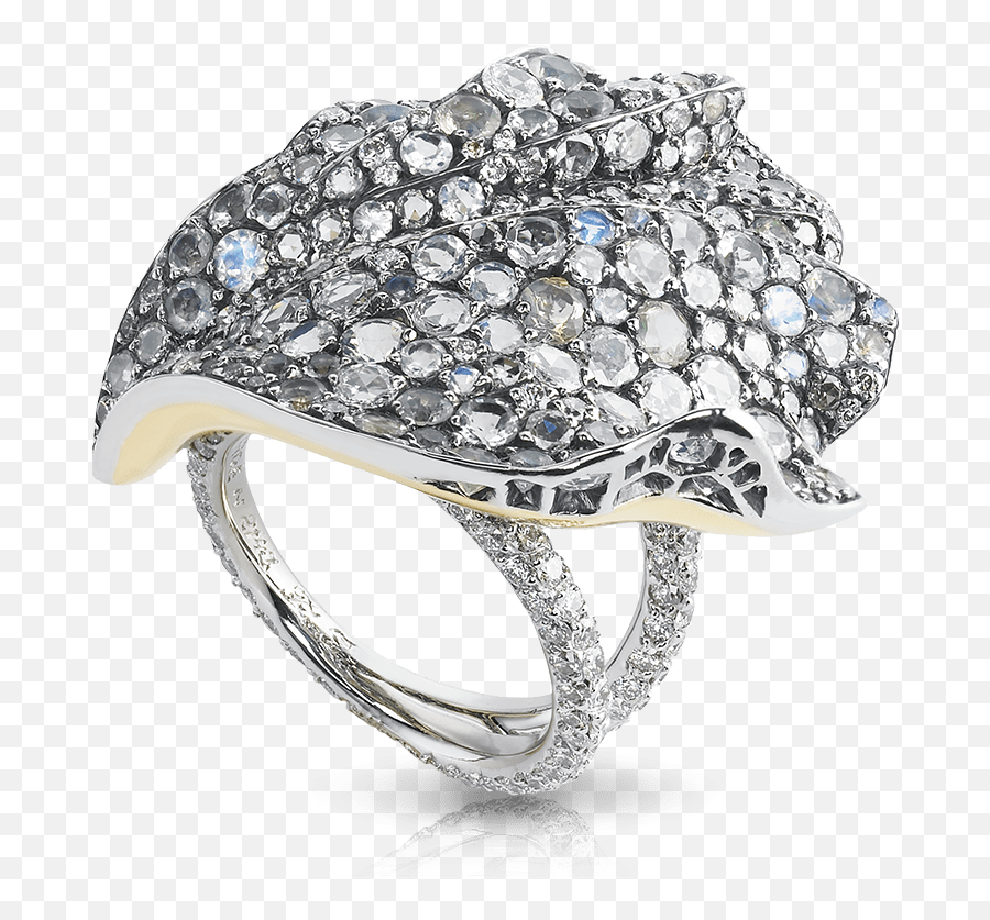 Frédéric Zaavy Hibiscus Petal Platinum - Solid Emoji,Faberge Emotion Rings Price