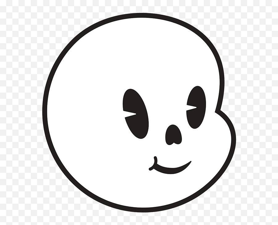 Ghost Etiquette - Dot Emoji,Ghost Png Emoticon