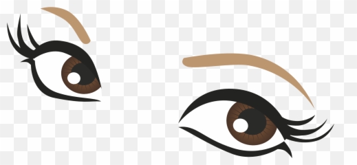 Eyelashes Clipart Fancy Eyelashes - Brown Eyes Clipart Emoji,Emoticons Batting Eyelashes