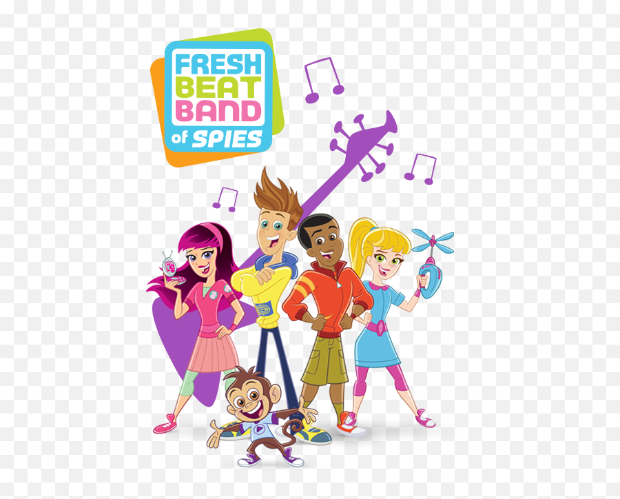 Fresh Beat Band Of Spies Created - Fresh Beat Band Le Spie Emoji,Nick Jr., Emotions Song