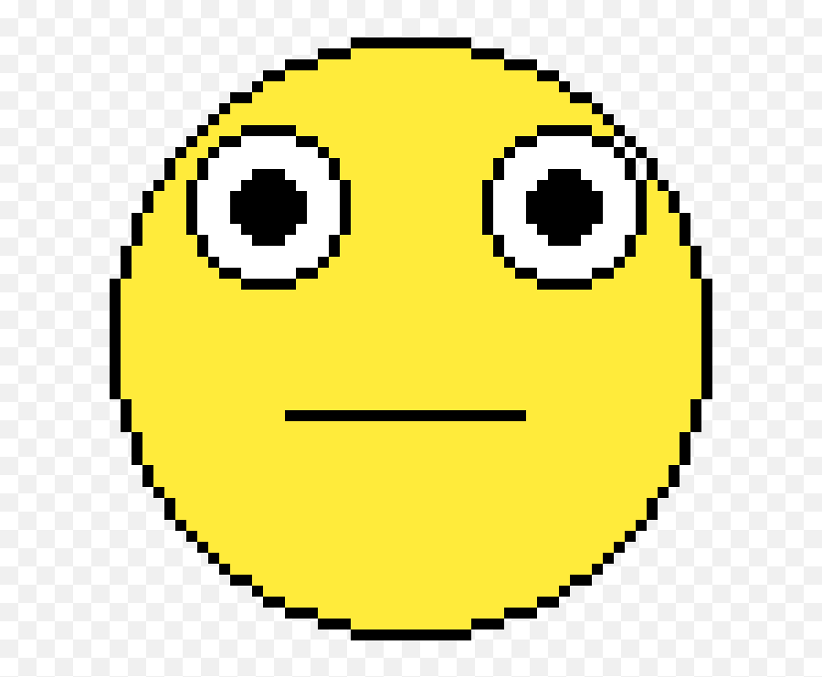 Confused Emoticon Png - The Confused Face Pixel Art Circle Spreadsheet Pixel Art Emoji,Confused Face Emoticon