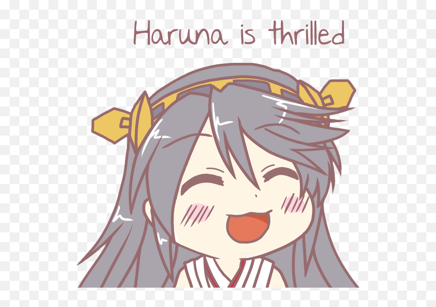 Ritmo Vino Tinto Y Sustancia - Int International Kancolle Haruna Chibi Emoji,Emoticon Grosero