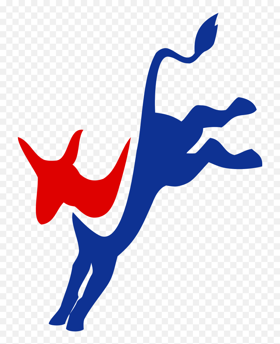 Free Democratic Party Donkey Symbol Download Free Clip Art - Democratic Party Emoji,Donkey Emoticon