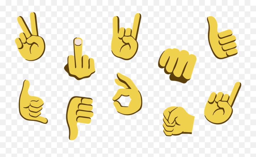 Gadgets Magazine - Hand Symbols In Whatsapp Emoji,Emoticon Dedo Indice