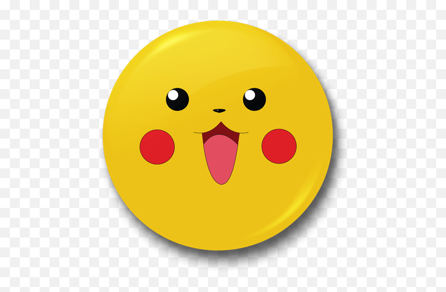 Download Pikachu Badge - Happy Emoji,Pikachu Emoticons