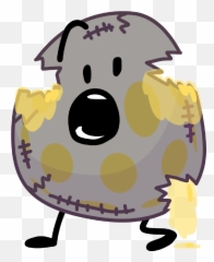 Eggy - Bfb Eggy Asset Emoji,Broken Egg Yolk Japanese Emoticon