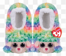 Best Sales - Rainbow Ty Beanie Boos Emoji,Devil Emoji Slippers