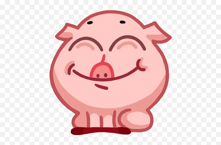 Pig - Pet Pig Vinki Emoji,Whatsapp Pig Emoticon